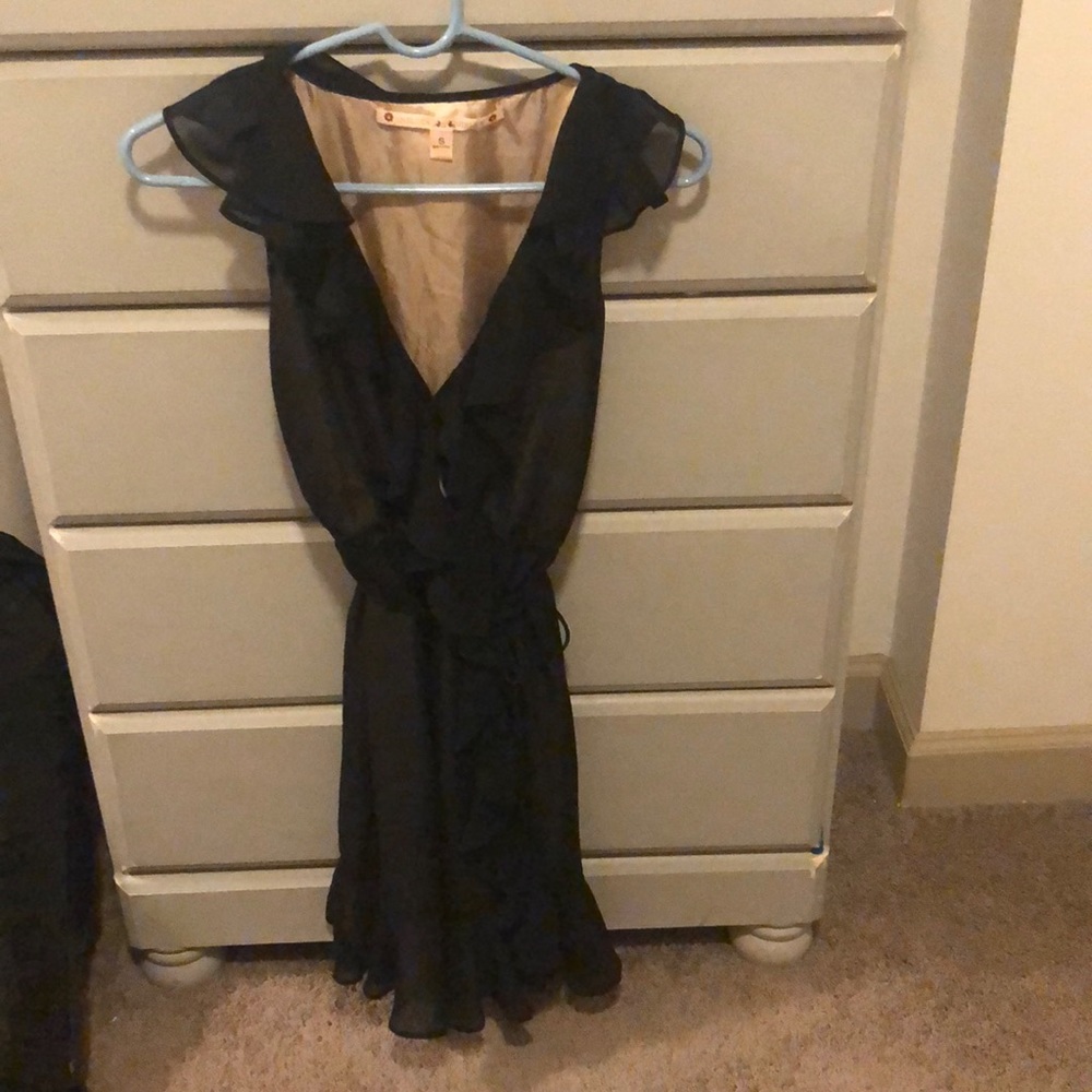 Black mini cocktail dress